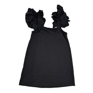 Free People Beach Womens Size XS Black Josie Mini Dress